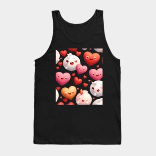 Valentines Day Pattern 2023 Tank Top